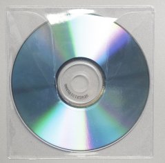 Samolepicí pouzdro na CD s klopou