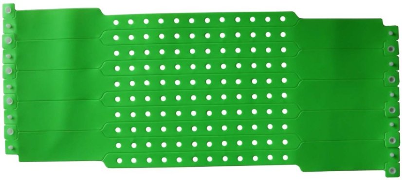 ID náramek - light green BVP 731 - zelená světlá matná