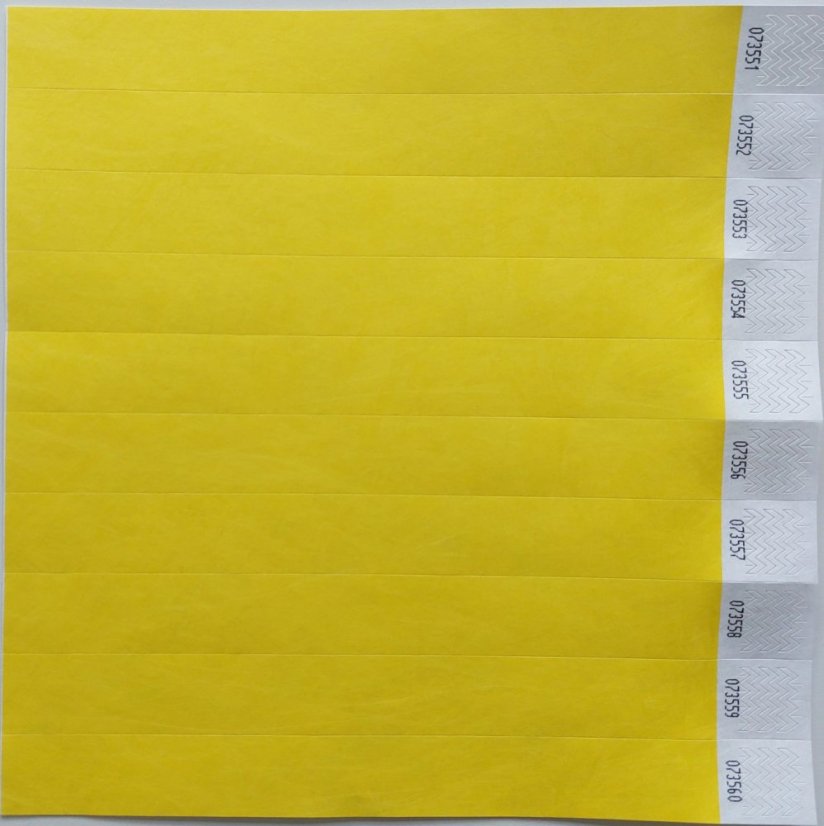 ID náramek TYVEK - TYV18 - žlutá