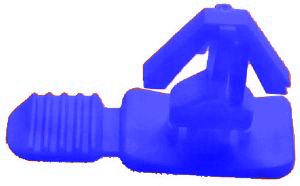 Plomba plastová k bezpečnostním boxům INTEGRA - číslovaná - Barva: Modrá