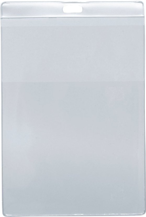 Závěsný obal na doklady - 2 kapsy - transparentní