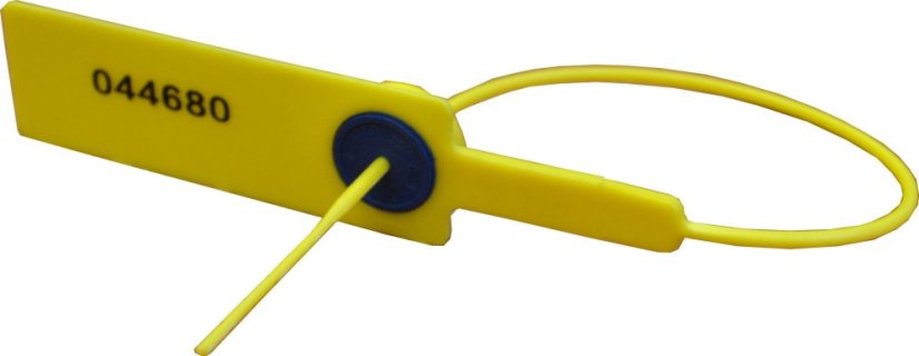 Plomba plastová s kovovou kleštinou SP23.01 - Barva: Modrá