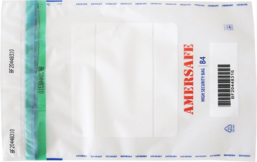 Bezpečnostní obálka - AMERSAFE B4 coex NEW STANDARD - transparentní