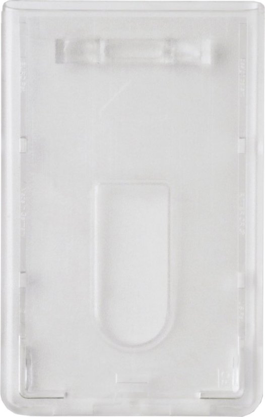 Visačka na výšku - tvrdý plast - transparentní