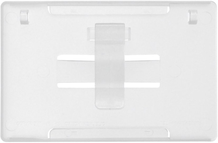 Visačka na šířku - tvrdý plast - až pro 6 karet