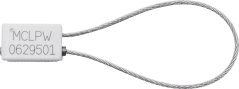 Bezpečnostní plomba - Mini Cable Lock 1,5 mm, 40 cm
