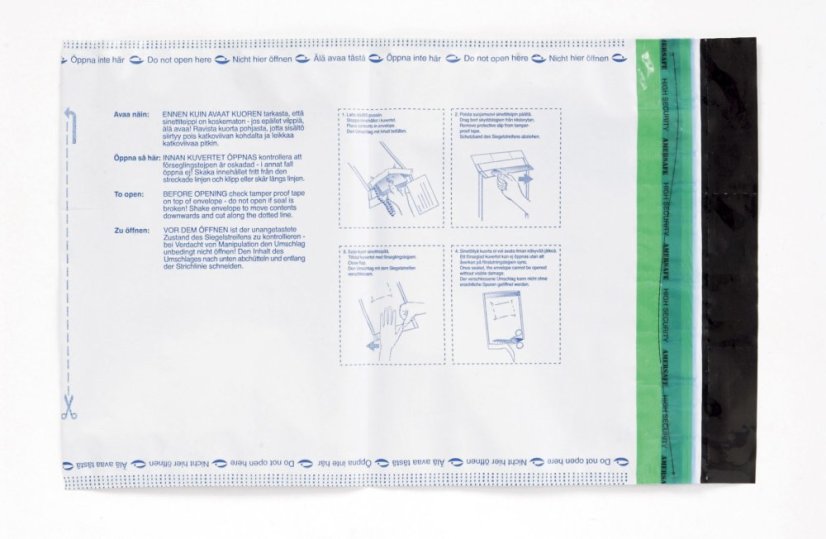 Bezpečnostní obálka - AMERSAFE B5AM coex  NEW STANDARD
