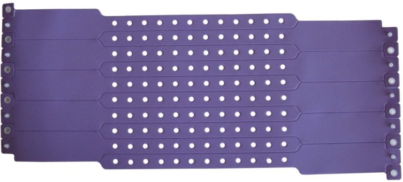 ID náramek - violet BVP 713 - fialová matná