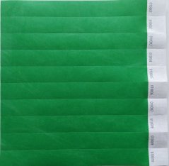 ID náramek TYVEK - TYV07 - zelená