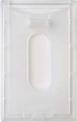 Visačka na výšku - pevný mléčný plast 09