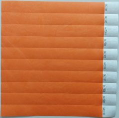 ID náramek TYVEK - TYV21- oranžová