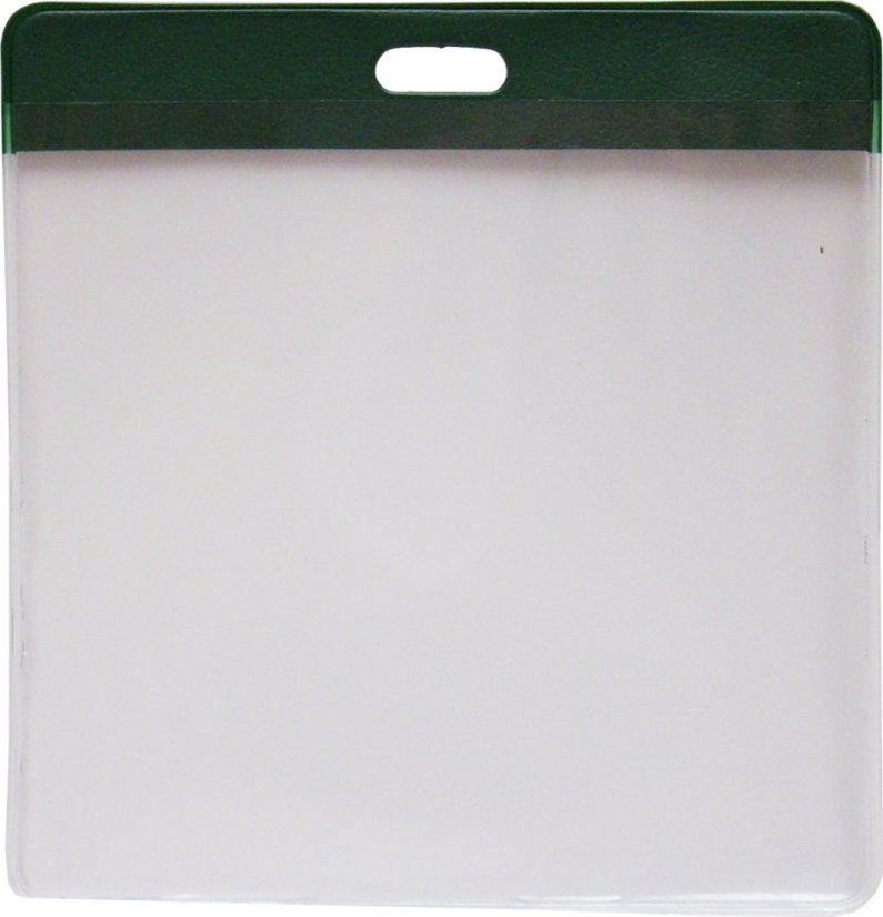 Visačka na šířku - měkké PVC 05 - Barva: Červená
