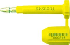 Kontejnerová ocelová plomba SNAPPER žlutá