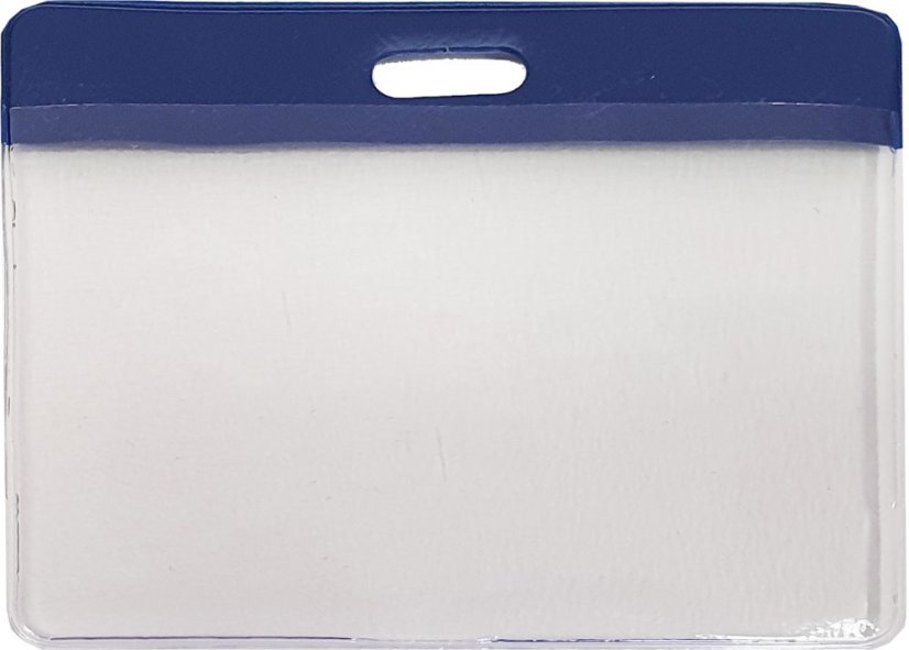 Visačka na šířku - měkké PVC 25 - Barva: Světle modrá