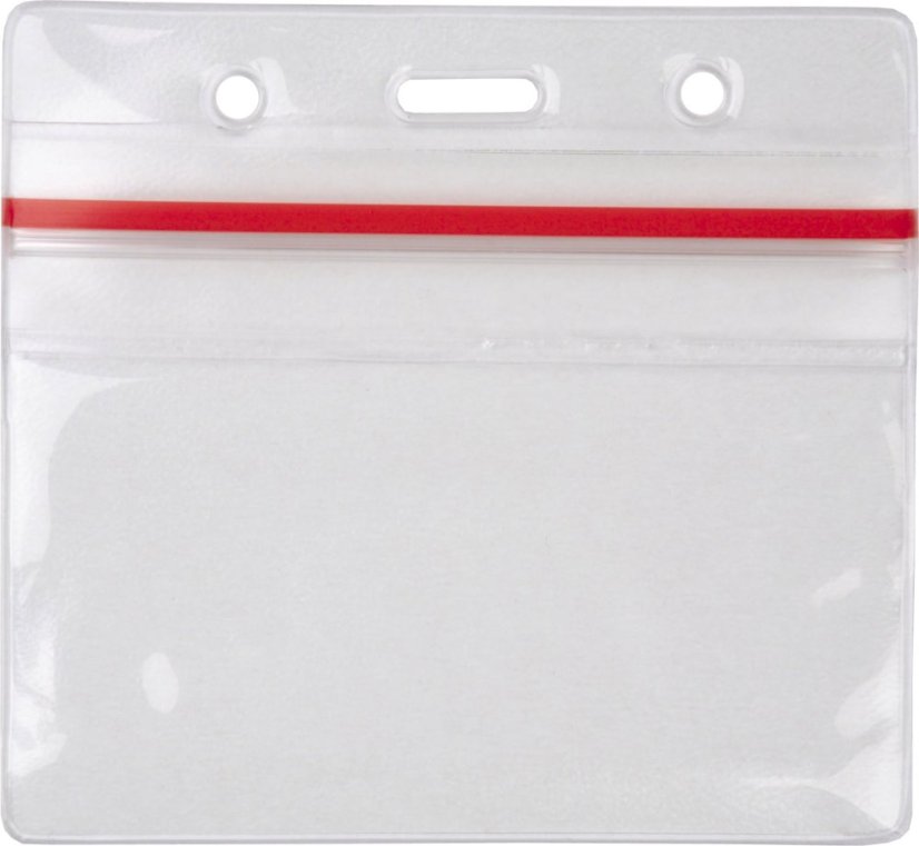 Uzavírací visačka na šířku - měkké PVC