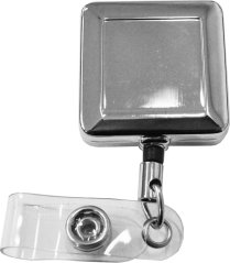 Naviják - kovový čtverec 32mm - chrom