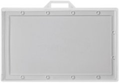 Visačka na šířku - pevný mléčný plast 09