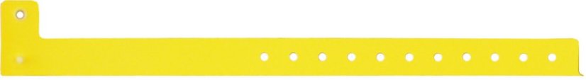 ID náramek PLAST - Yellow BVL 006 - žlutá