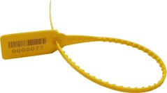 Plomba plastová zatahovací Optima žlutá