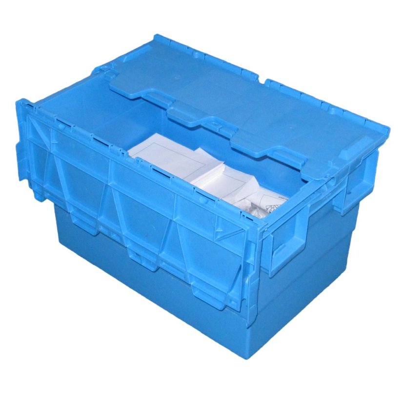 Plastový box INTEGRA ULTIMATE, modrý, rozměr 600x400x350 mm