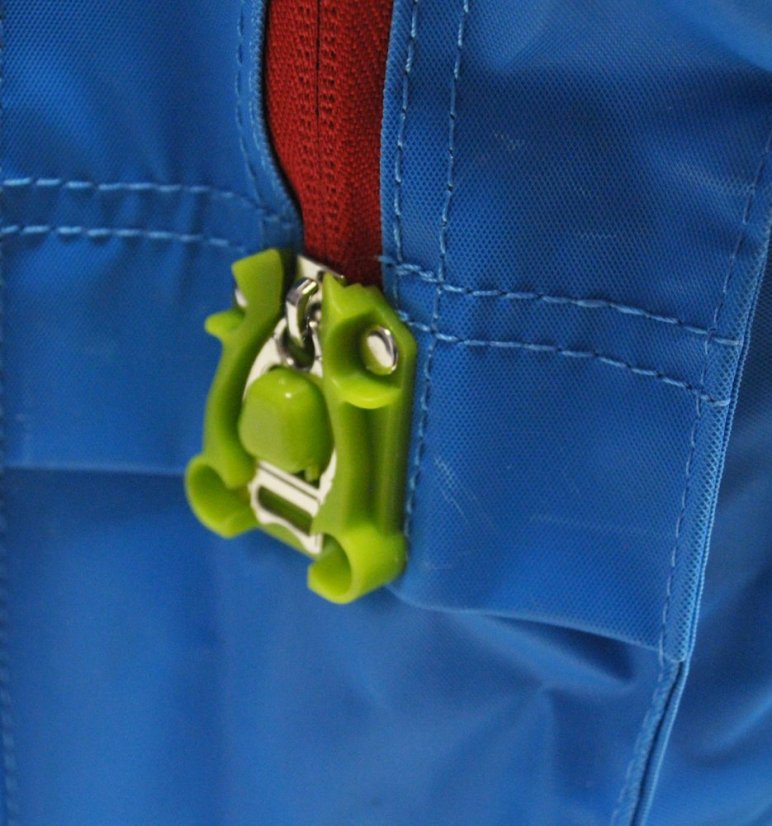 Bezpečnostní vak ZG1E 350 x 260 x 100 mm se zpevněnou zadní stěnou - Barva materiálu: Modrý