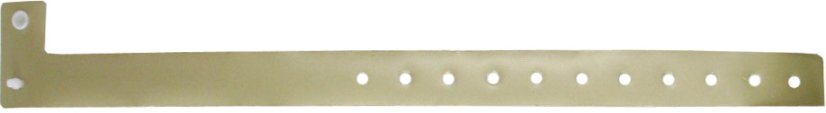 ID náramek PLAST - Gold BVL 010 - zlatá