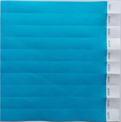 ID náramek TYVEK - TYV13 - neon modrá