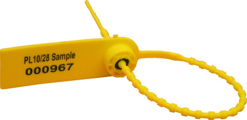 Plomba plastová zatahovací 28cm - Barva: Červená