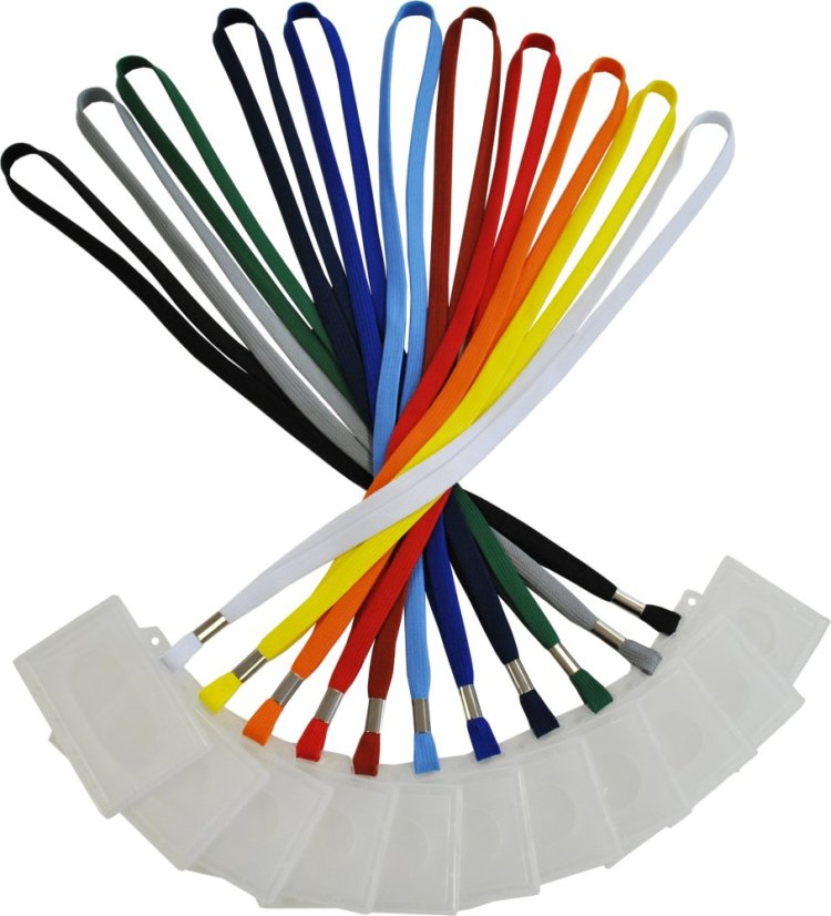 Visačka ID 2017 se šňůrkou 10mm dutinka, VS - Barva šňůrky: žlutá