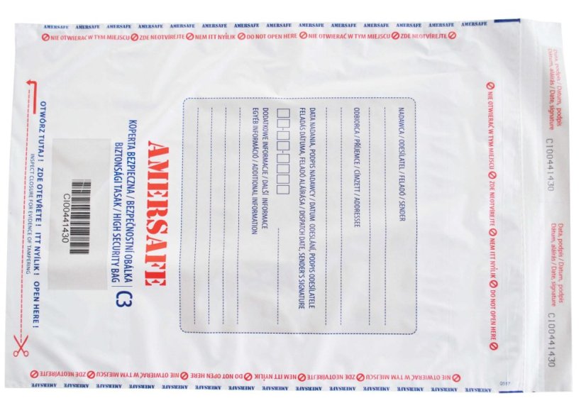 Bezpečnostní obálka - AMERSAFE C3 High Security