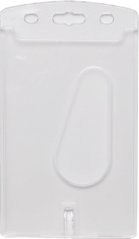 Visačka na výšku - tvrdý plast - čirá