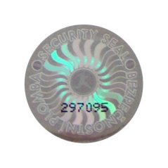 Bezpečnostní samolepicí hologram - kulatý