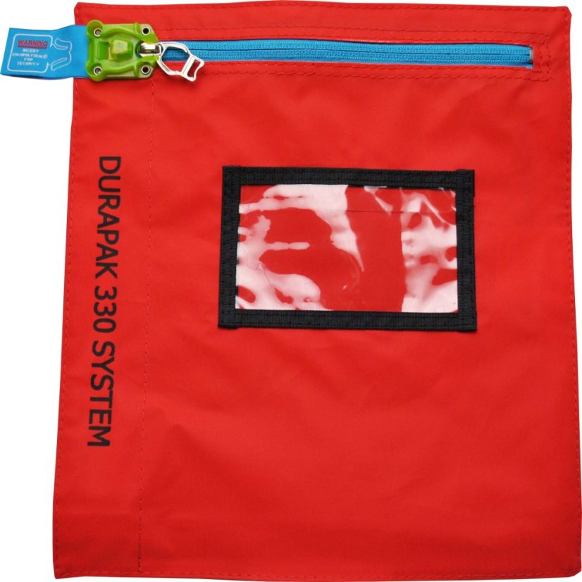 Bezpečnostní vak Durapak 330/A5 - Barva materiálu: Červený