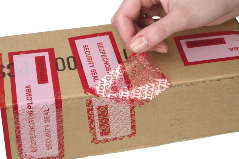 Bezpečnostní lepící páska  KTL bez perforace