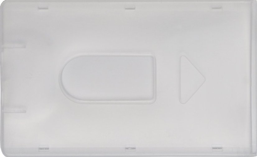 Pouzdro mléčný polypropylen 89 x 56mm - palcový výsek