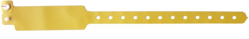 ID náramek - žlutá  matná YELLOW No. 704