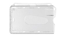 Visačka na šířku - tvrdý plast - čirá 12