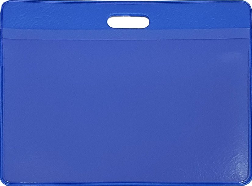 Visačka na šířku - měkké PVC 26 - Barva: Světle modrá