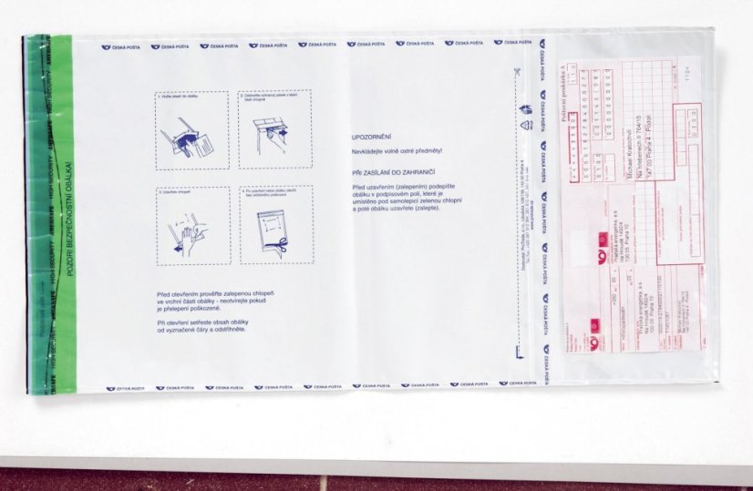 Bezpečnostní obálka - obálka na cenné psaní s dobírkou - C4