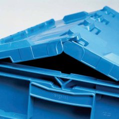 Plastový box INTEGRA ULTIMATE, modrý, rozměr 600x400x350 mm