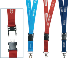 Šňůrky s USB flash diskem