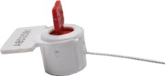 Bezpečnostní plomba - ROTO SEAL UNI - červená, bílé tělo