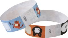 dětský ID náramek TYVEK - opičky