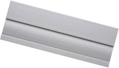 Jmenovka z eloxovaného hliníku s okénkem, typ N / nižší /