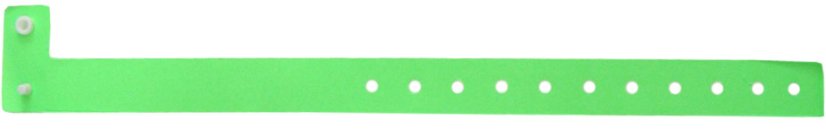 ID náramek PLAST - Neon Lime BVL 014 - zelená světlá ID náramek PLAST - Neon Lime BVL 014 - zelená světlá