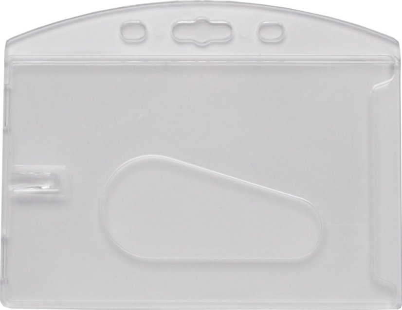 Visačka na šířku - tvrdý plast - čirá 19