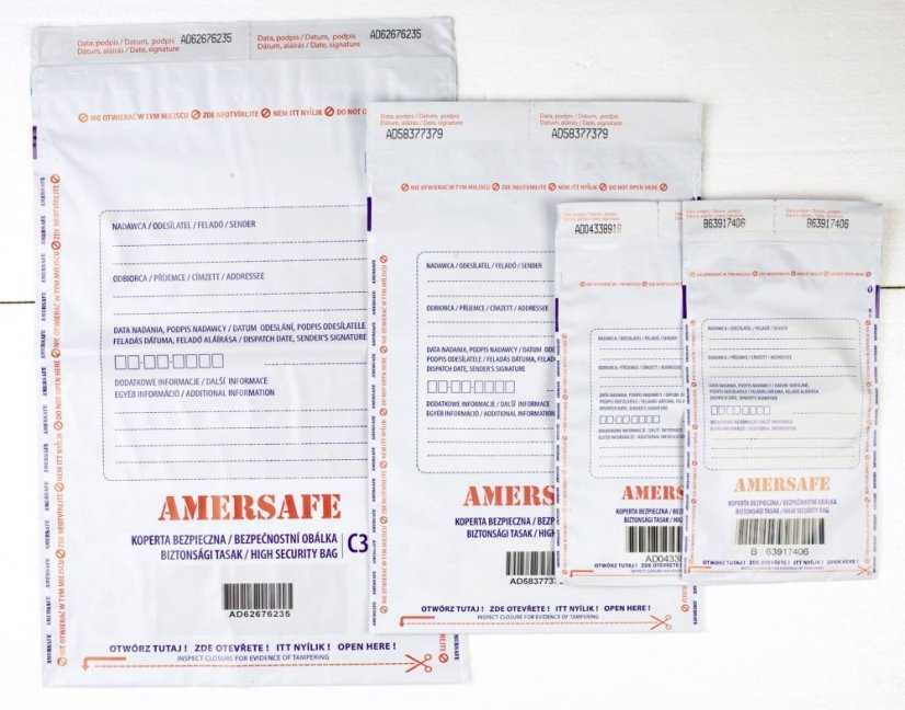 Bezpečnostní obálka - AMERSAFE B4HS coex NEW STANDARD ECO